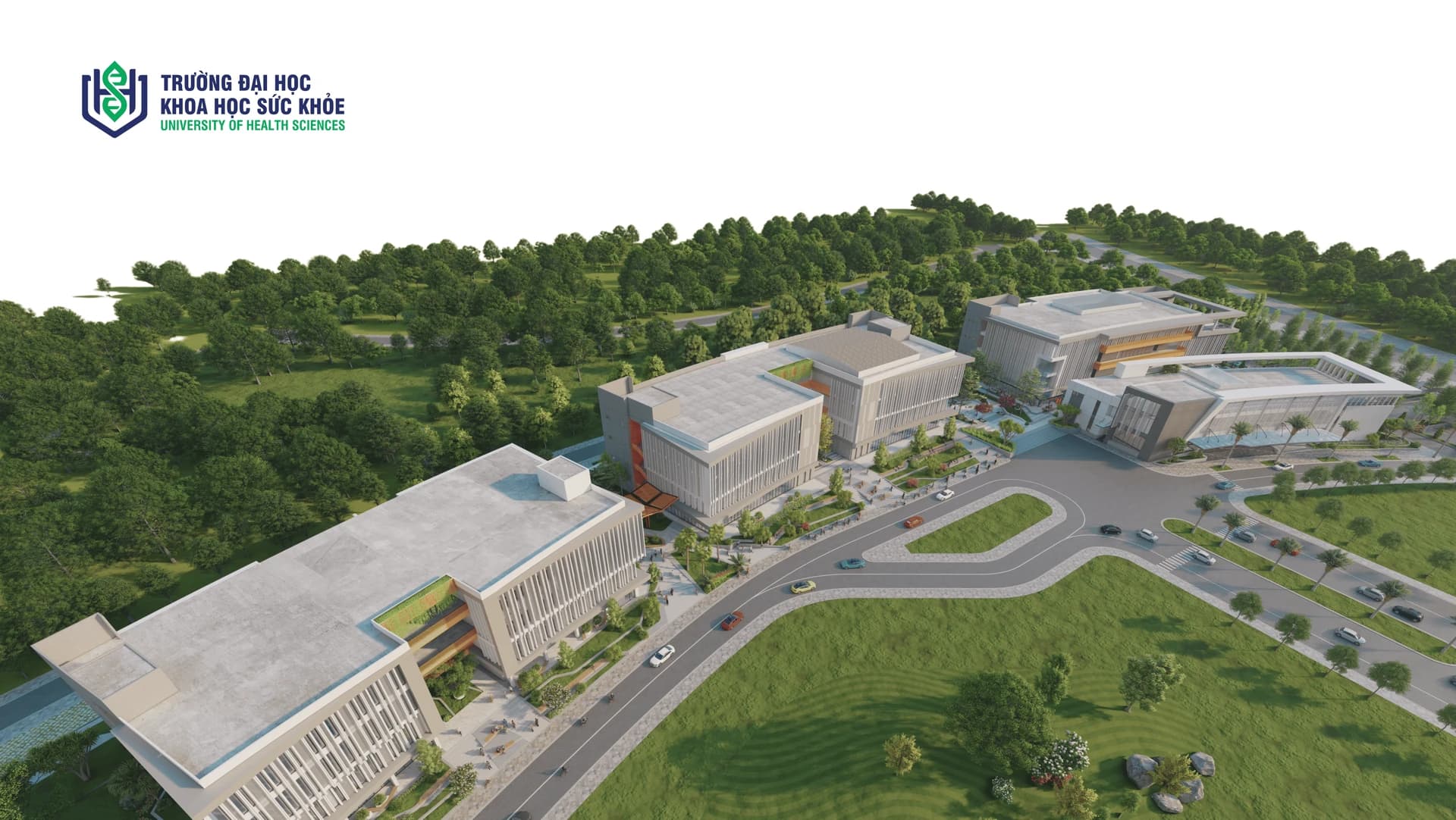 VNUHCM-UHS campus aerial view