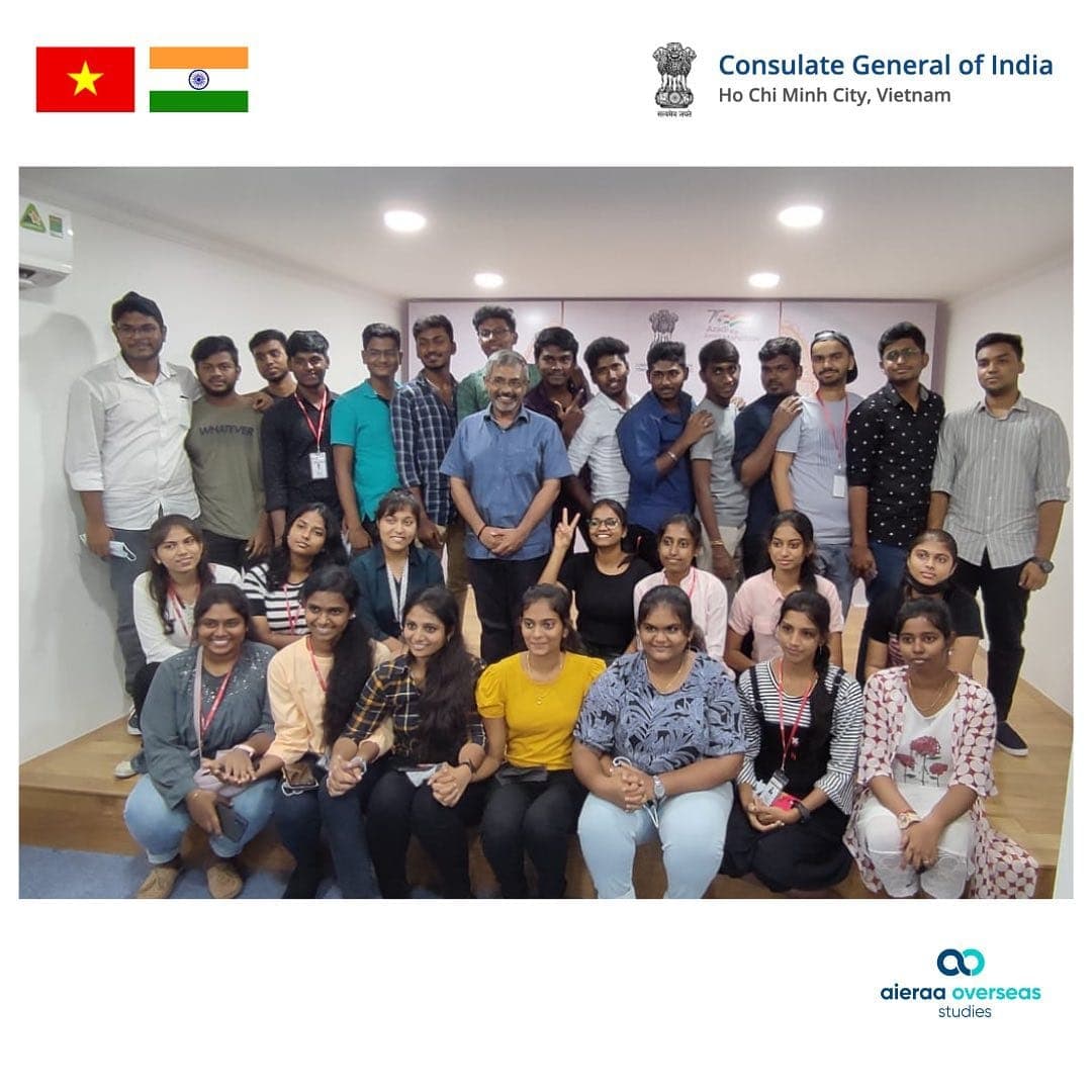 Indian Students counselling session with The Consulate General of India in HCMC, Vietnam 🇻🇳