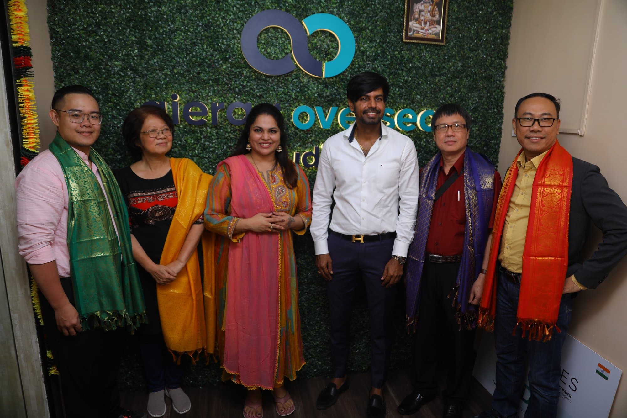 Hong Bang International University delegation with the Aieraa Overseas Studies team in Chennai