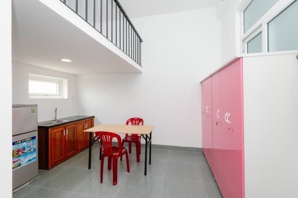 Loft-style student room — PCTU hostel